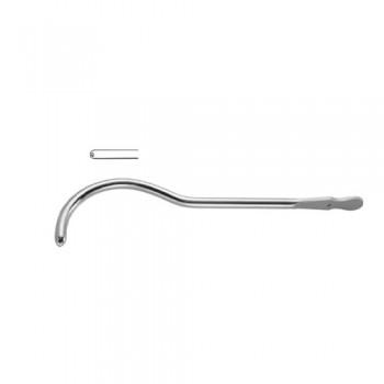 Guyon Urethral Sound / Dilating Bougie 20 Charr. Brass - Chrome Plated, 26.5 cm - 10 1/2"
